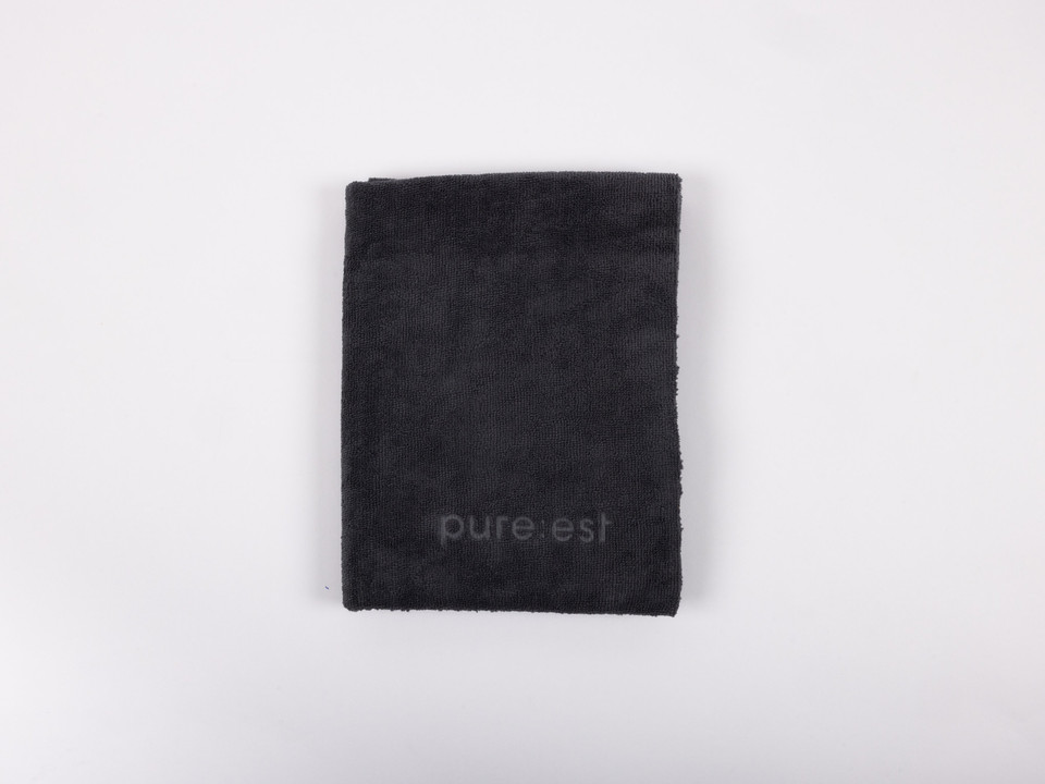 PUREEST TOWEL - Microfibra Multiuosos Negra Grande